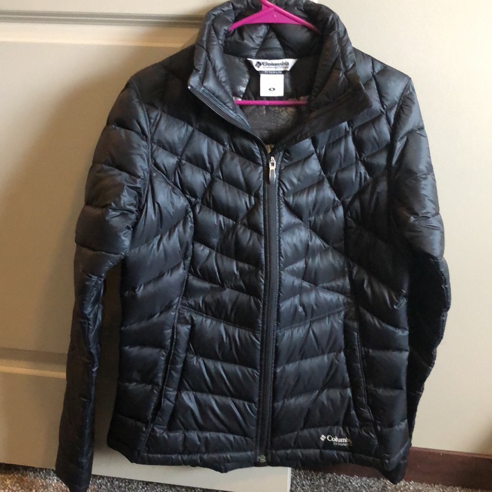 Black Columbia Titanium Omni-Heat Coat